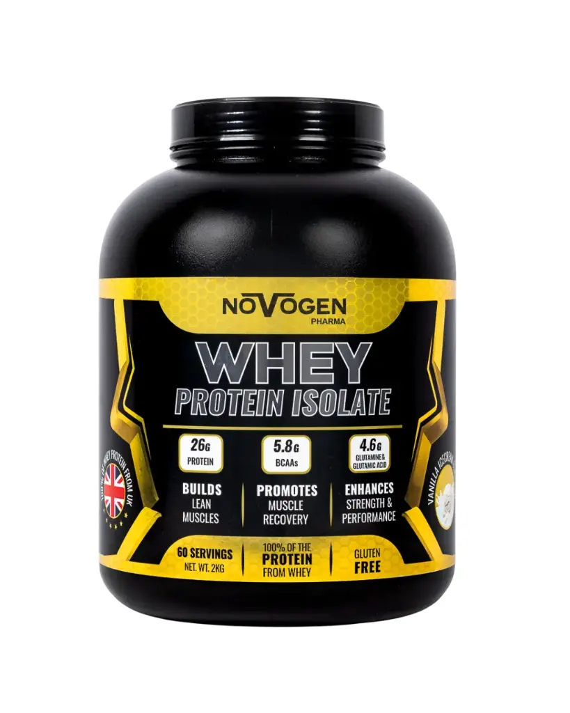 Novogen Pharma Whey Isolate-60Serv.-2Kg-Vanilla Ice Cream