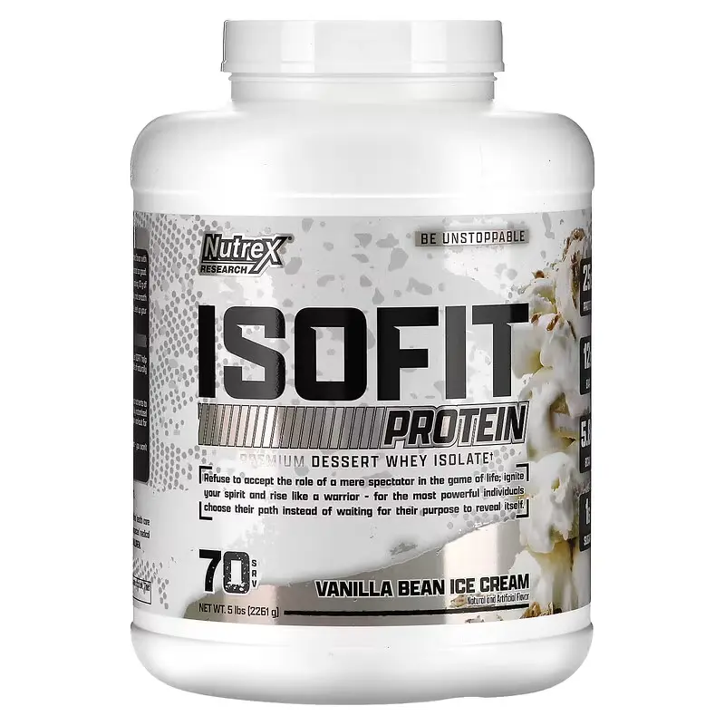 Nutrex Research Isofit-70Serv.-2261g- Vanilla