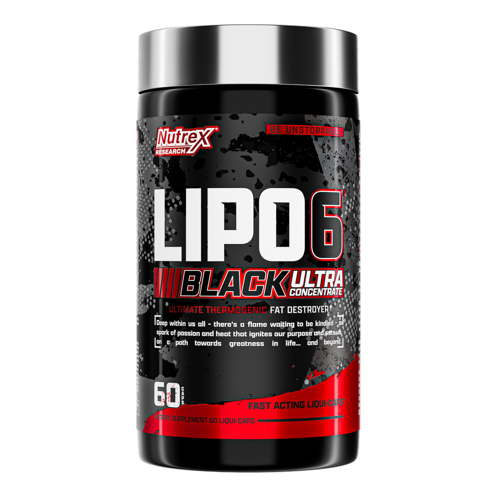 Nutrex Research Lipo-6 Black Ultra Concentrate – Advanced Fat Burner – 60 Capsules