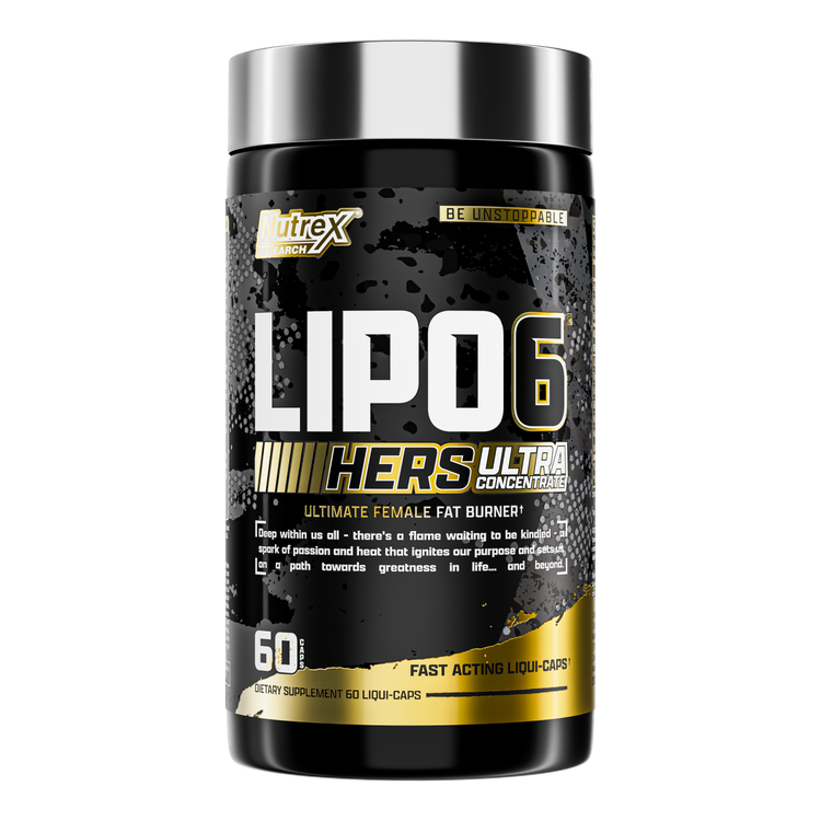 Nutrex Research Lipo-6 Hers Ultra Concentrate – Women’s Fat Burner – 60 Capsules