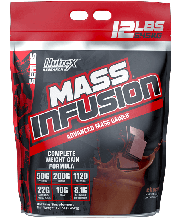 Nutrex Research Mass Infusion Advanced Mass Gainer-19Serv.-5.45kg-Chocolate