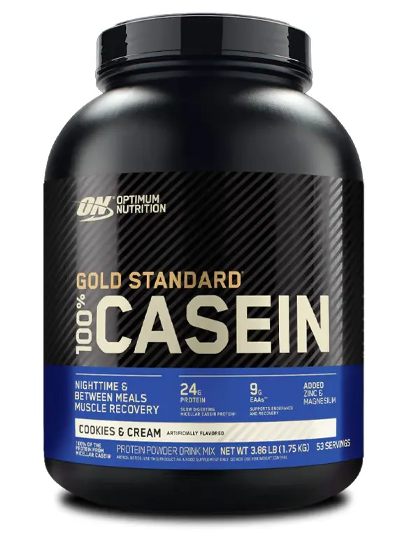 Optimum Nutrition Gold Standard 100% Casein - 1.8Kg -53 Serving -Cookies&Cream