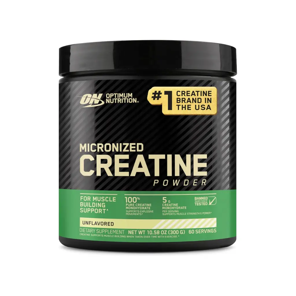 Optimum Nutrition Micronized Creatine Monohydrate Powder-60 Serv.- Unflavored