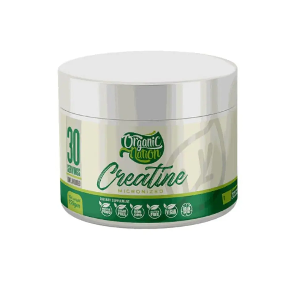 Organic Nation Micronized Creatine Monohydrate 30Serv-150G