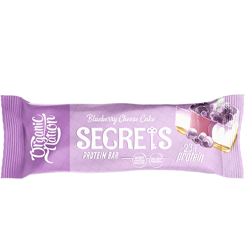 Organic Nation Secrets Protein Bar-1Serv.-70G-Blueberry Cheese Cake