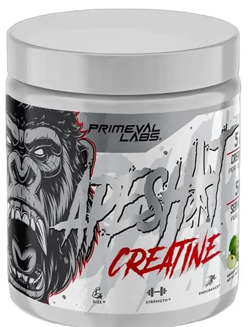 Primeval Labs APE SH*T Pre-Creatine -50 Serv.-Green Apple