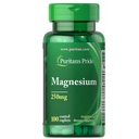 Puritan’s Pride Magnesium -250mg -100 caplets