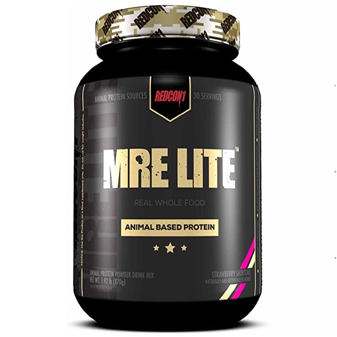 Redcon1 MRE Lite Real Whole Food Animal Based Protein-30Serv.-870G-Strawberry Shortcake