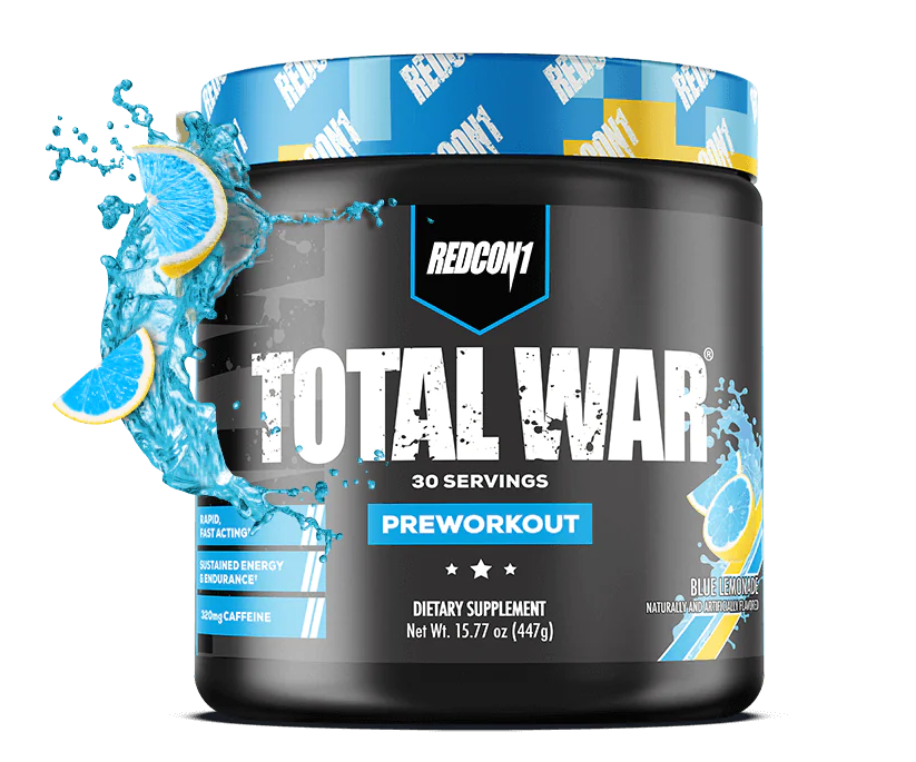 Redcon1 Total War Preworkout-30Serv-441G-Blue Lemonade