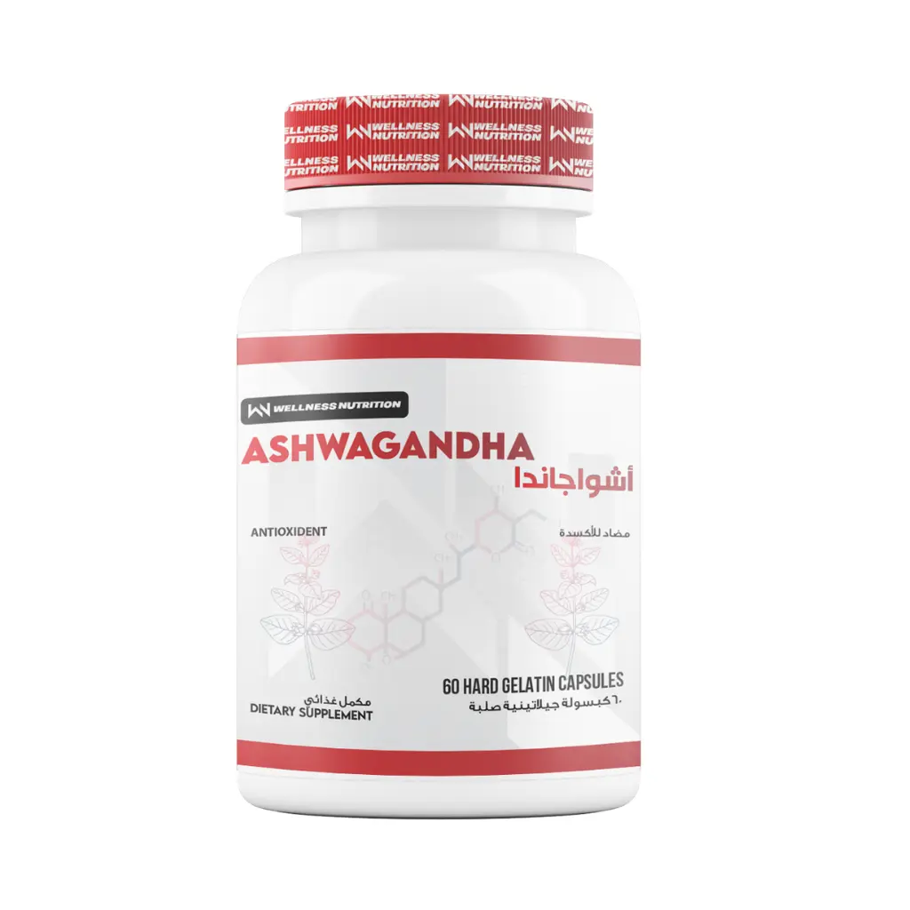 Wellness Nutrition Ashwagandha 470MG-60 Capsules -60 Servings.