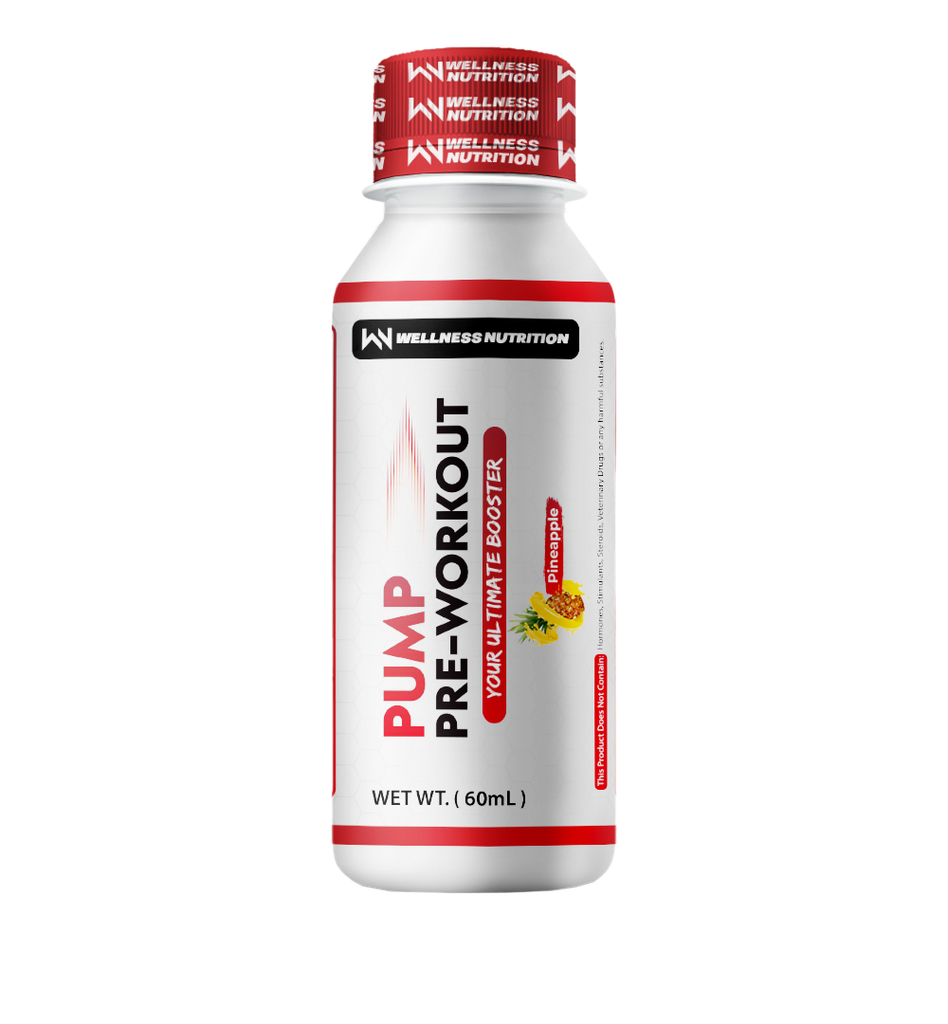 Wellness Nutrition Pump Pre-Workout Shot -60Ml- Pineapple