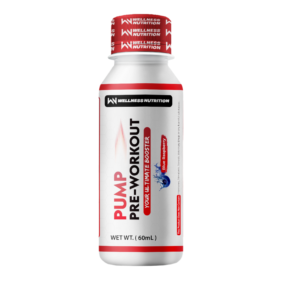 Wellness Nutrition Pump Pre-Workout Shot  Shot-60Ml-BlueBerry