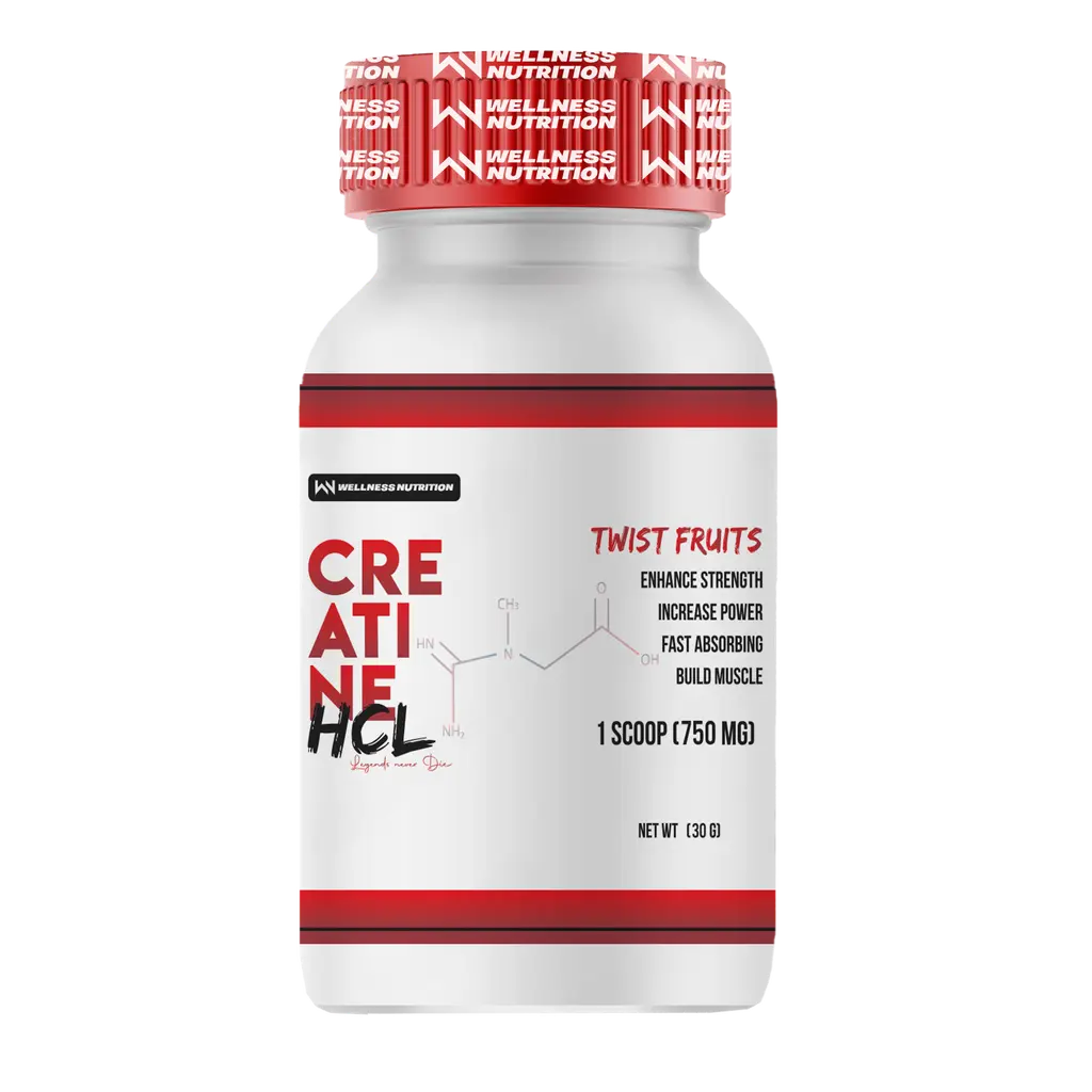 Wellness Nutrition-Creatine HCL-30G-30 Serv.-Twist Fruits