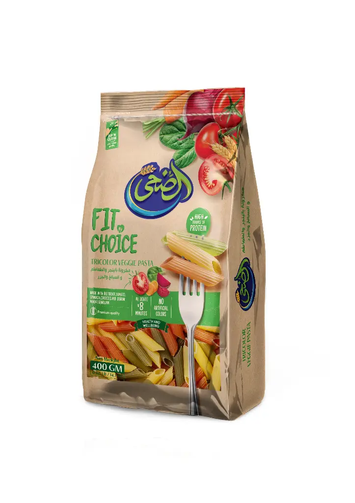 Al Doha Fit Choice-Tricolor Veggie Pasta-400 Gm