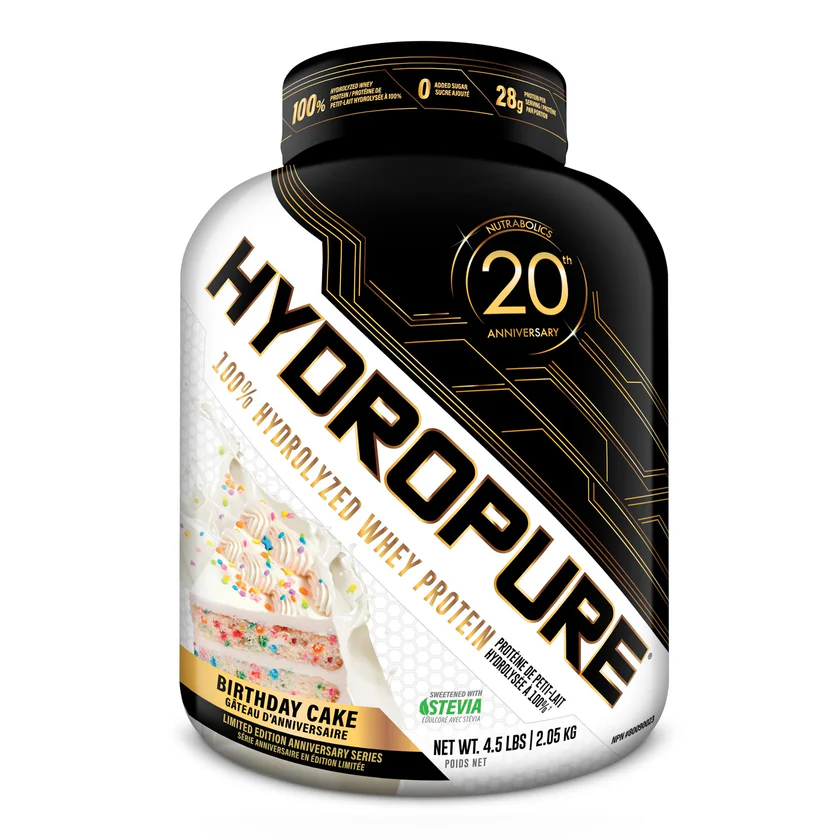 Nutrabolics 100% Hydrolyzed Whey-2Kg-57 Serv.-Birthday Cake