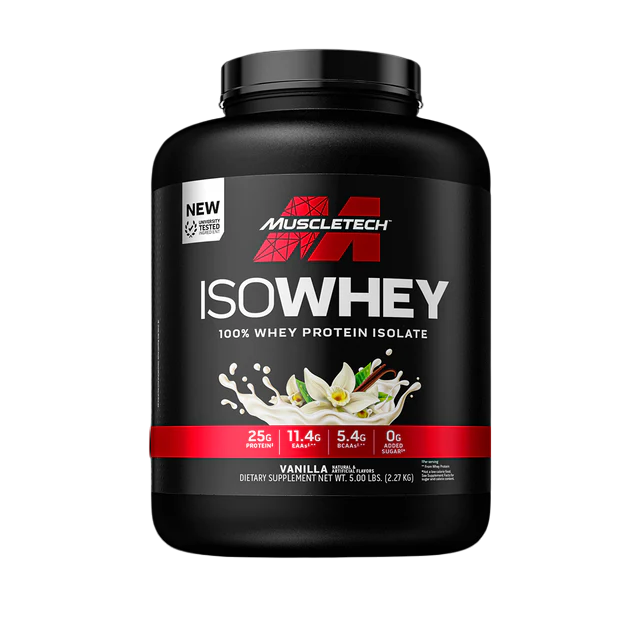Muscletech Iso Whey100% Whey Protein Isolate-75Serv-2.27KG- Vanilla 