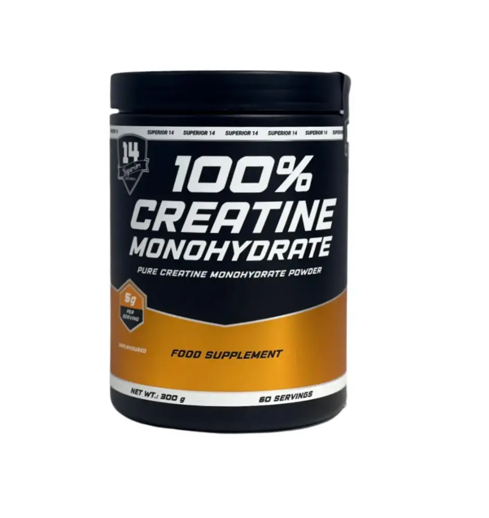 Superior14 -100% Creatine Monohydrate -50 Serv-300g-Strawberry Flavo