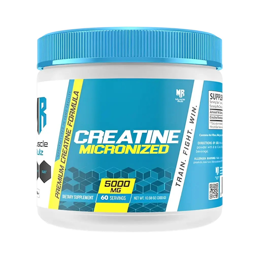 Muscle Rulz Creatine Micronized-60Serv.-300G-Unflavored 