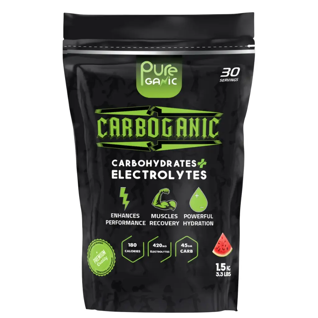 Pure Ganic Carbohydrates - 1.5 KG-30Serving -Watermelon