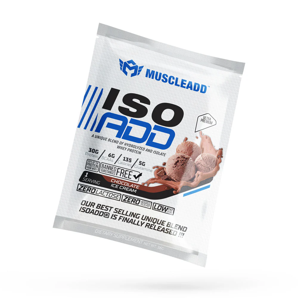 Muscle Add Iso Add-1Serv.-36G- Chocolate Ice Cream