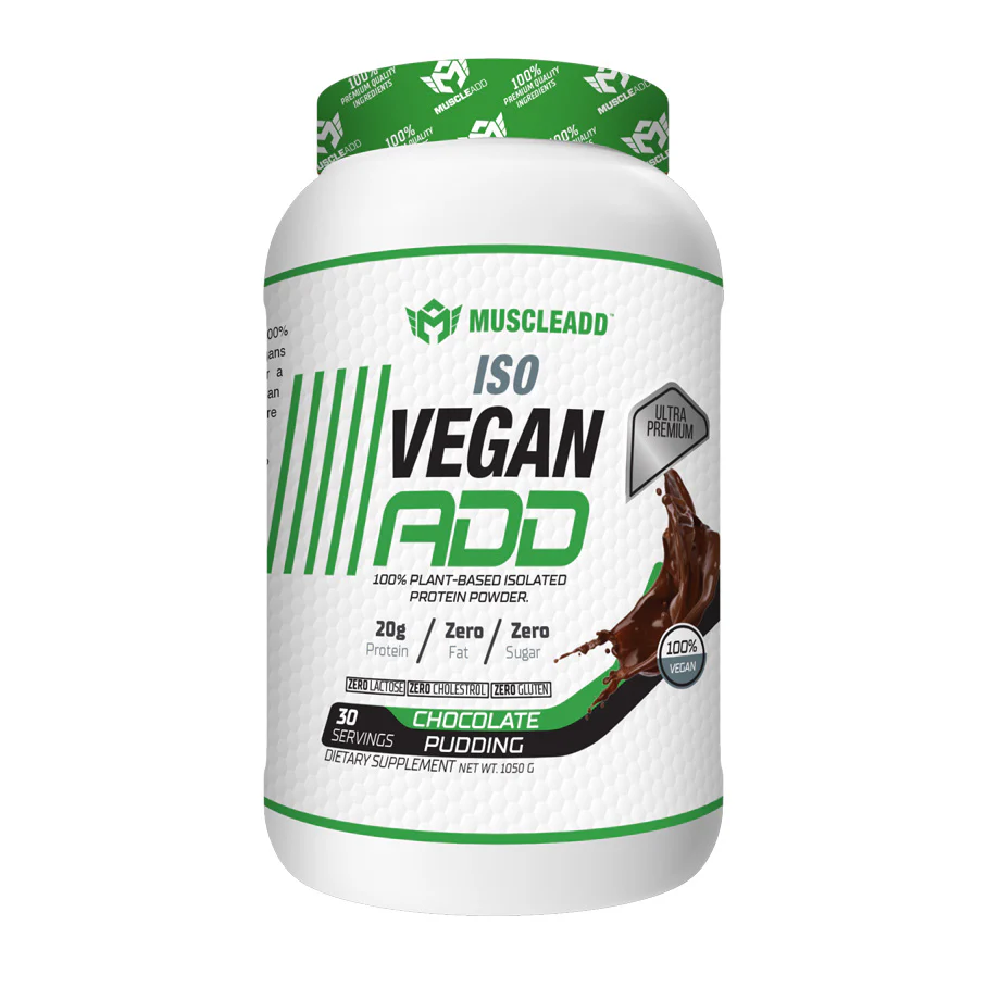Muscle Add Iso Vegan Add-30Serv.- 1050G.-Chocolate Pudding