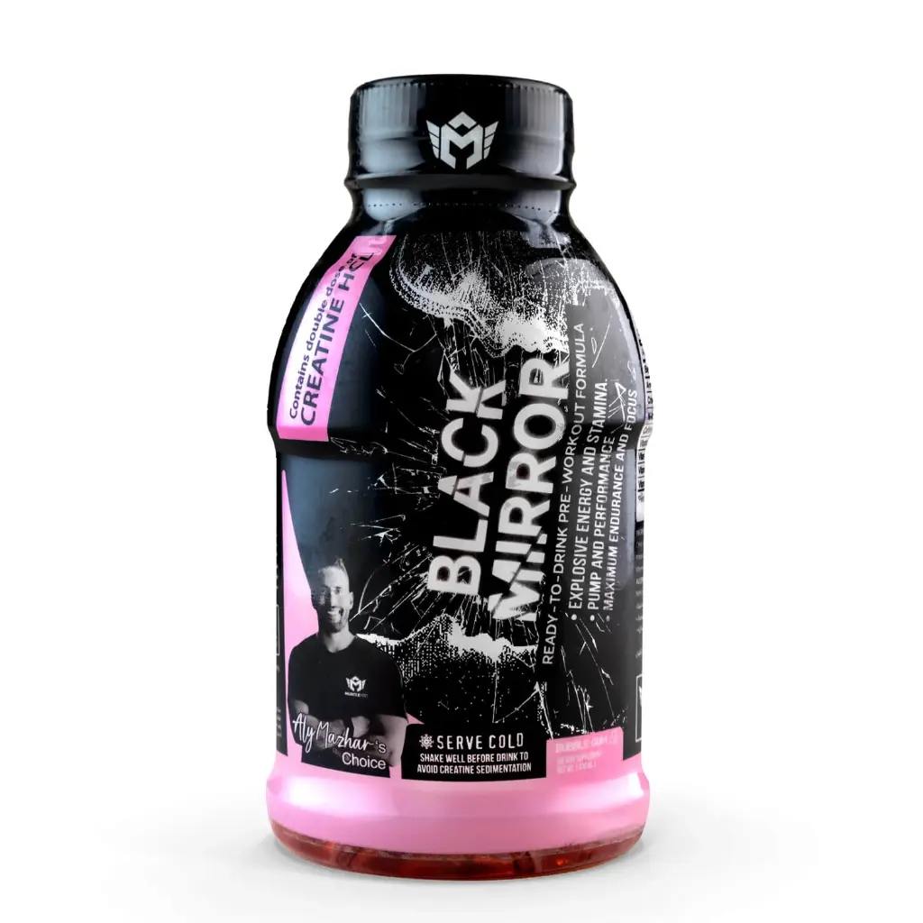 Muscle Add Liquid Black Mirror- 330Ml.-Bubblegum
