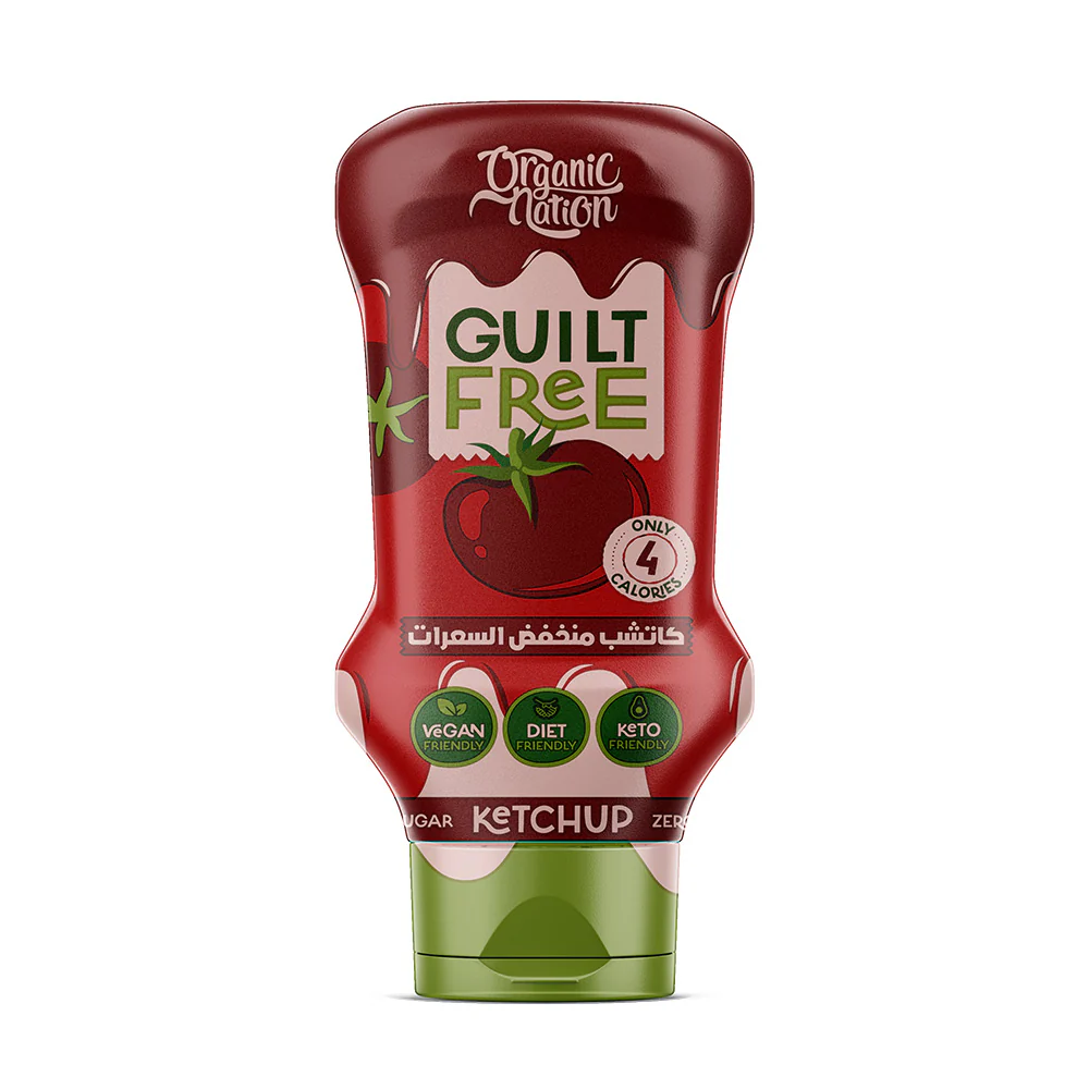 Organic Nation Guilt Free Ketchup  Zero Added Sugar-350Ml