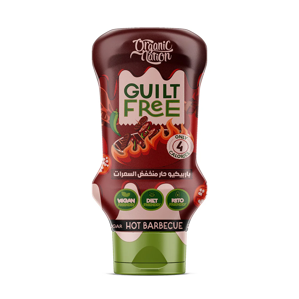 Organic Nation Guilt Free Hot Barbecue Zero Added Sugar -350Ml