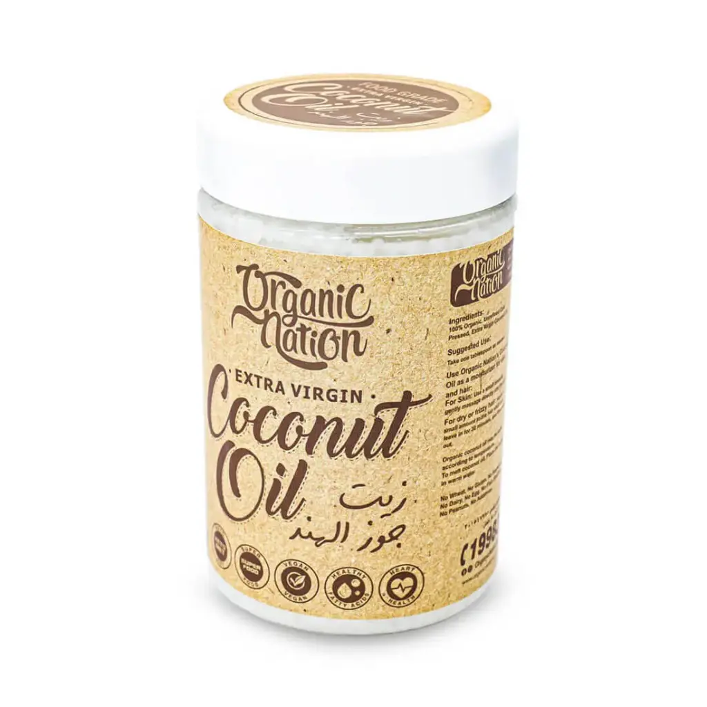 Organic Nation Coconut Oil Jar-  250M