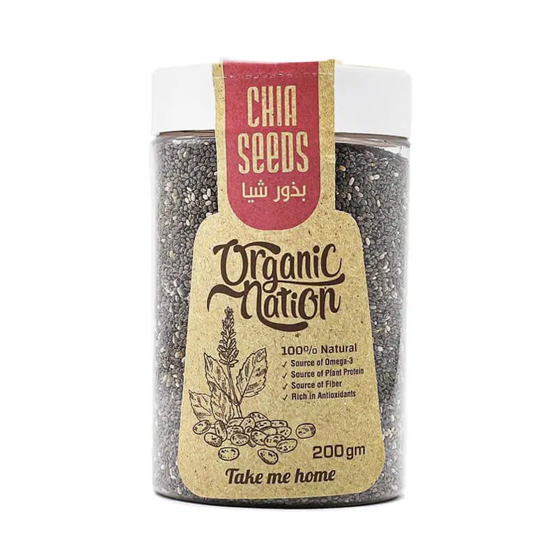 Organic Nation Chia Seeds-200G