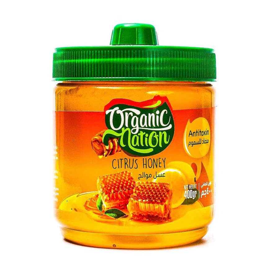 Organic Nation Citrus Honey 400g