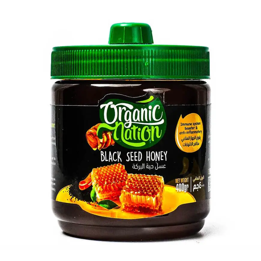 Organic Nation Honey Black Seed- 400G