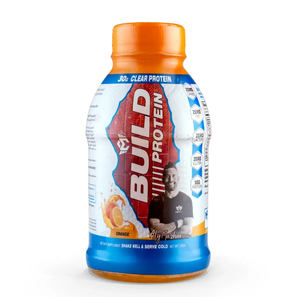 Muscle Add Liquid Build Protein- 1Serv-330ML-Orange