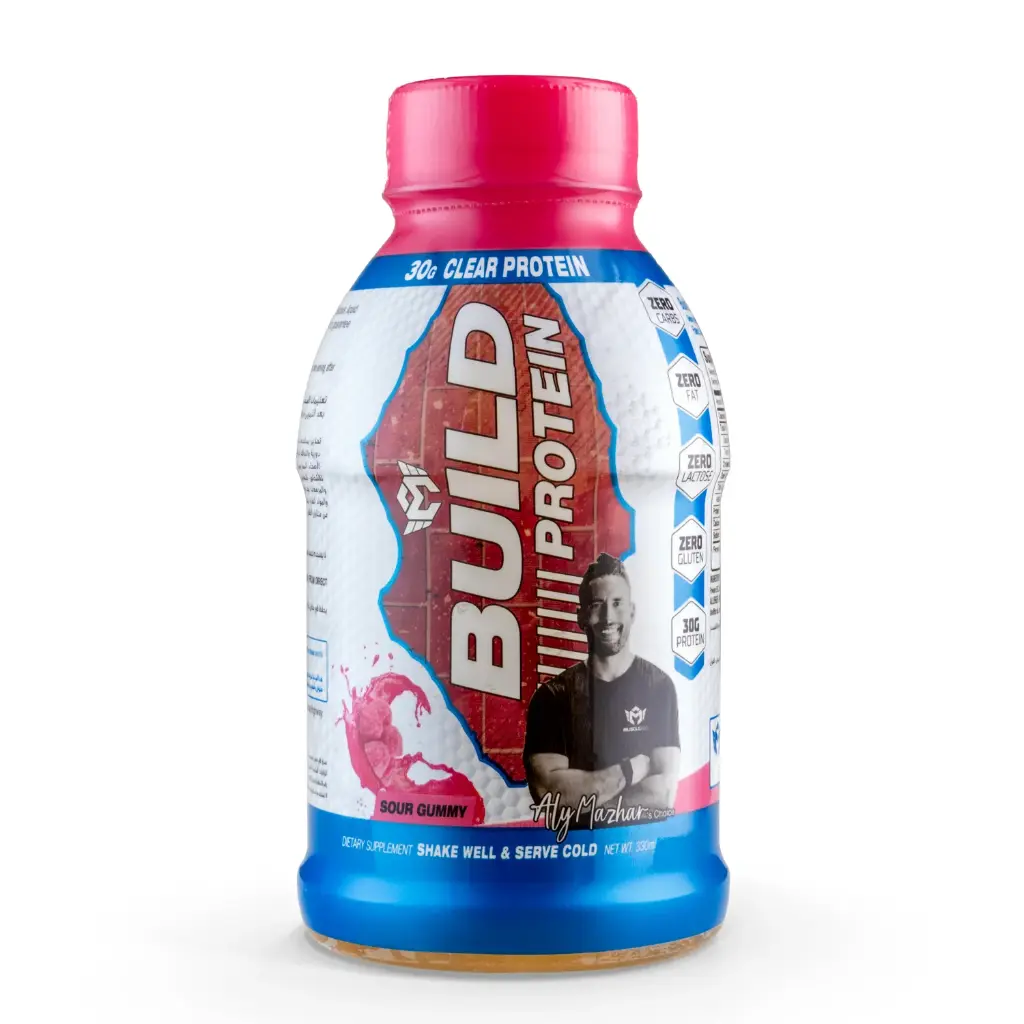 Muscle Add Liquid Build Protein-1Serv-330ML-Sour Gummy
