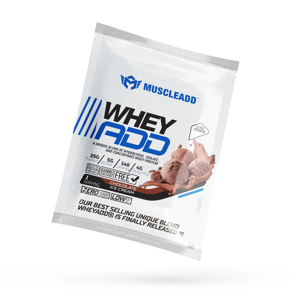 Muscle Add Whey Add-1Serv.-35G- Chocolate Ice Cream