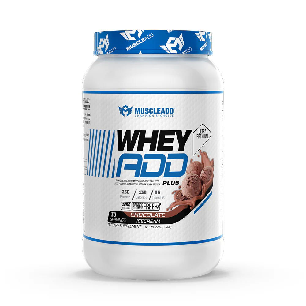 Muscle Add Whey Add Plus-30Serv.- 1050G.-Chocolate Ice cream