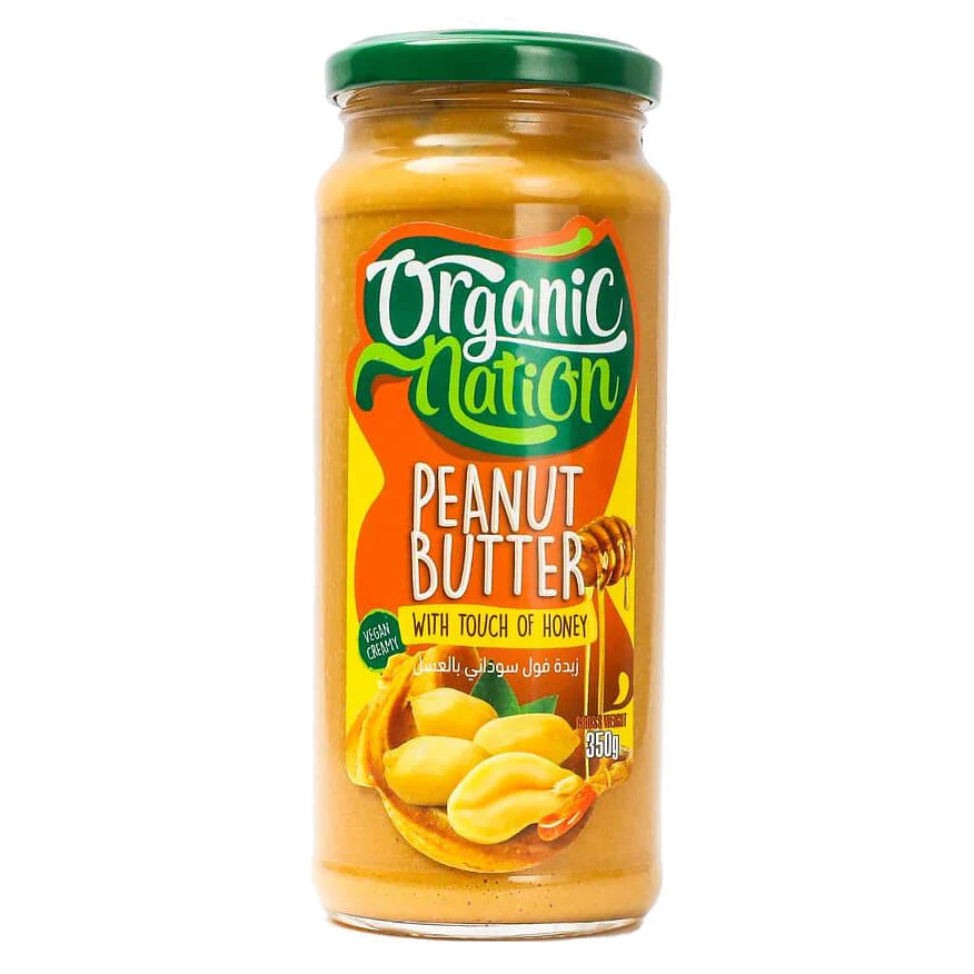 Organic Nation Peanut Butter with Honey-350