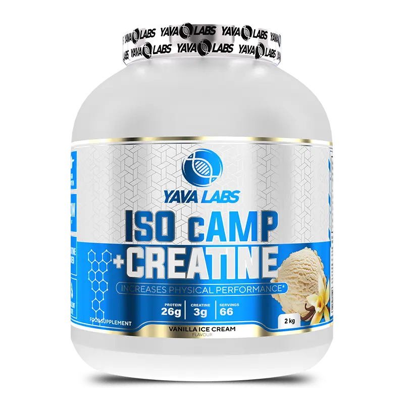 Yava Labs ISO Camp+Creatine 66Ser -2Kg-Vanilla Ice Cream