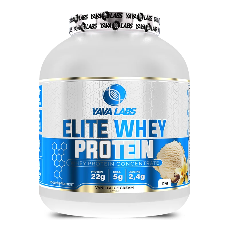 Yava Labs Elite Whey Protein 66Ser -2Kg-Vanilla Ice Cream