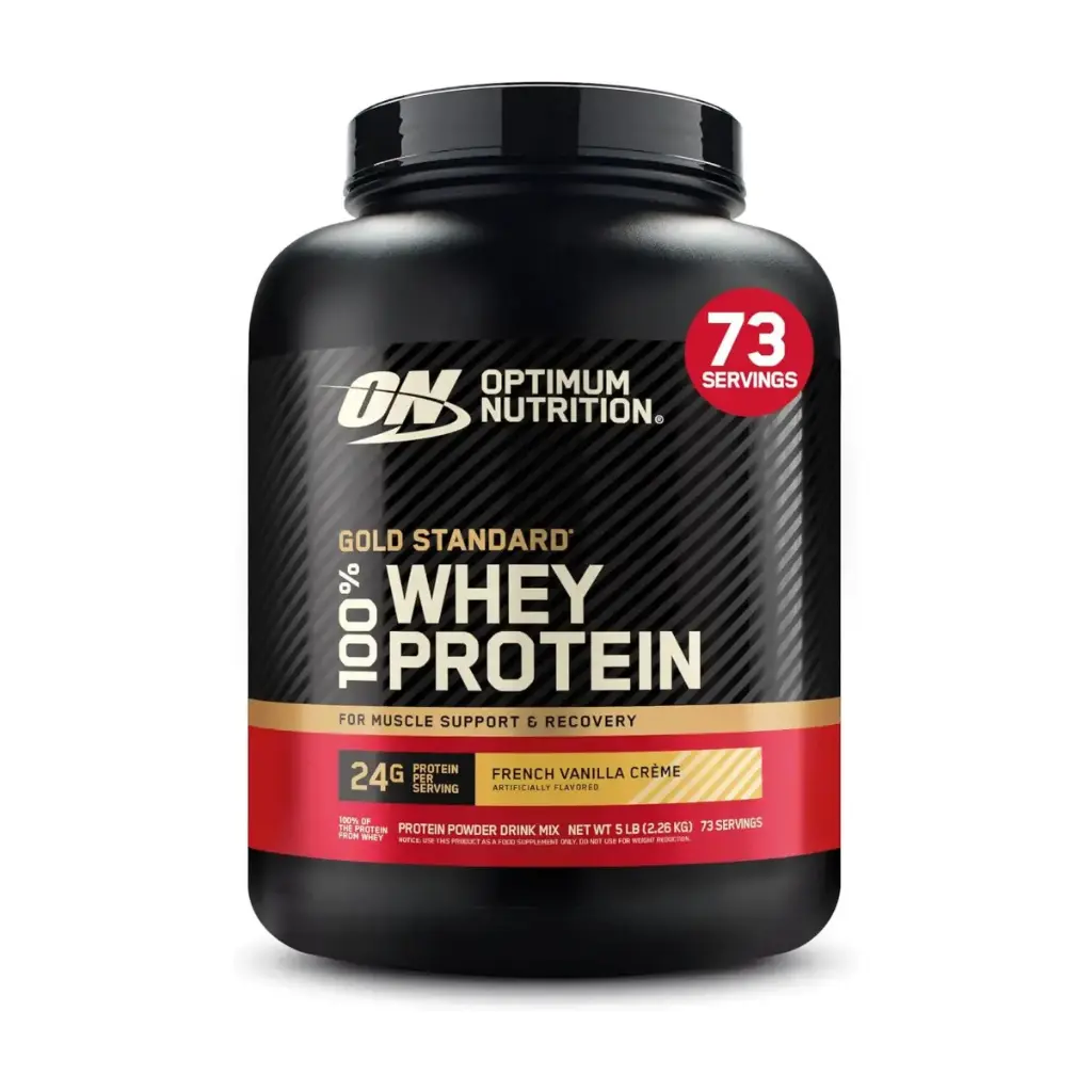 Optimum Nutrition Whey Gold Standard-73Serv.-2.27KG-French Vanilla Creme Flavor