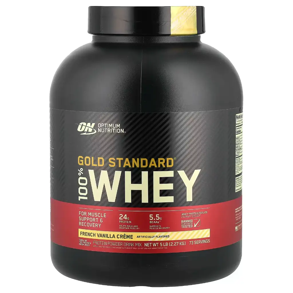 Optimum Nutrition Whey Gold Standard-73Serv.-2.27KG-French Vanilla Creme Flavor
