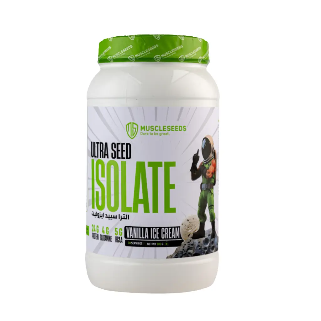 Muscleseeds Ultra Seed Isolate - 30Serv-900G- Vanilla Ice Cream