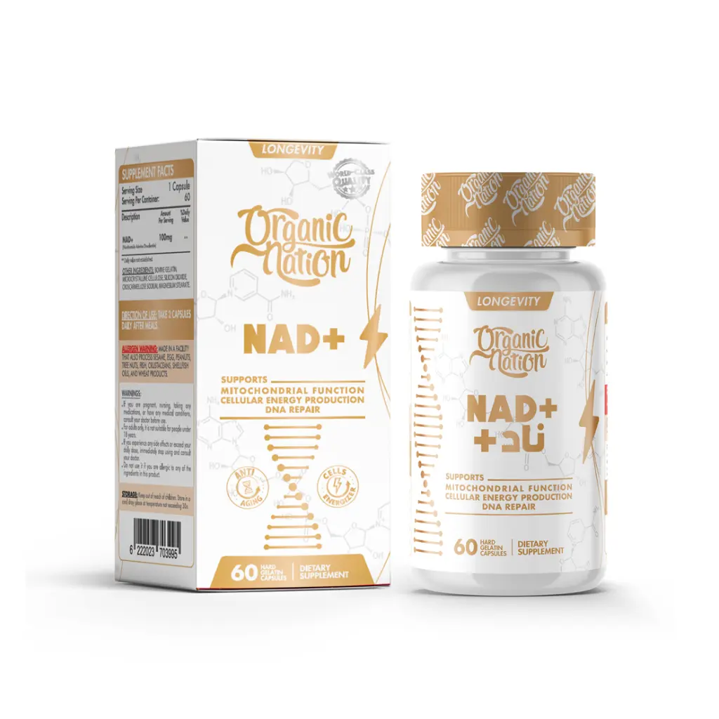 Organic Nation NAD+ 60Serv.-  60Capsules