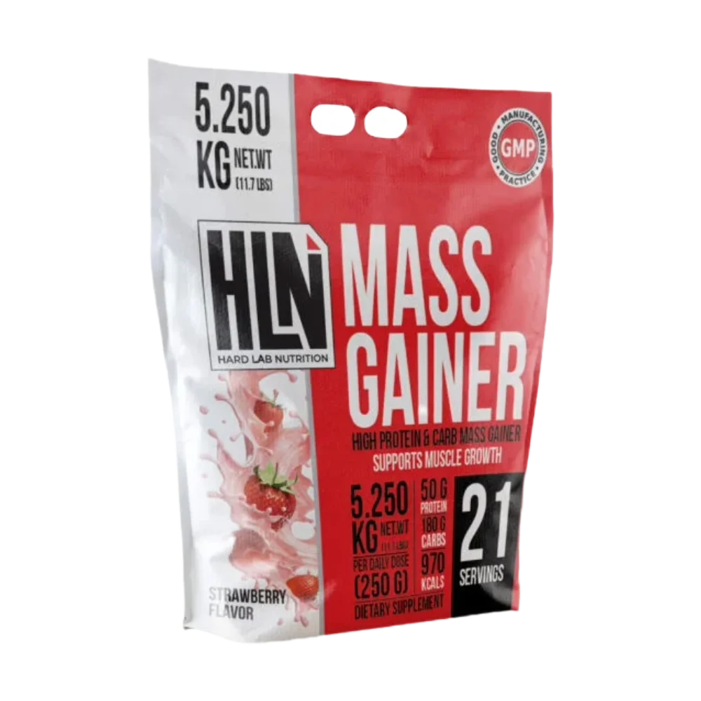 Hard Lab Nutrition Mass Gainer-5.2kg-21Serv.-Strawberry