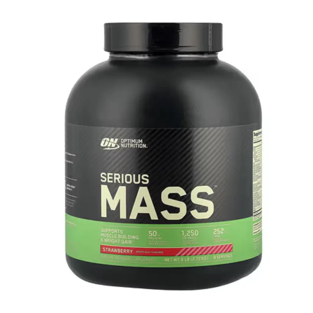 Optimum Nutrition Serious Mass-8Serv.-2.72KG-Strawberry