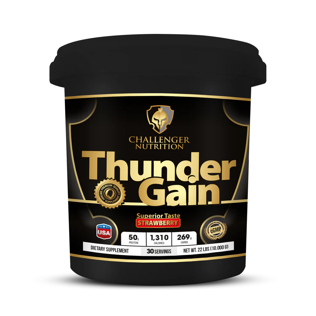 Challenger Nutrition Thunder Gain-10kg -30 Serv. - Strawberry