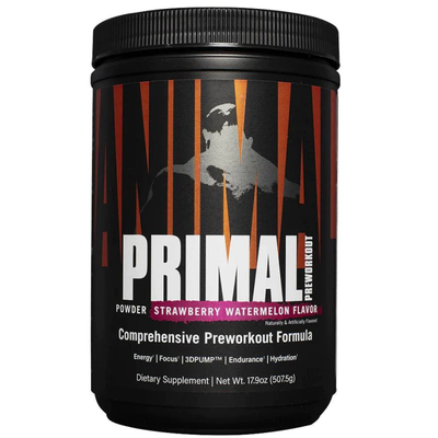 Universal Animal, Primal Pre-Workout, 507.5g, 25 Servings-Strawberry Watermelon