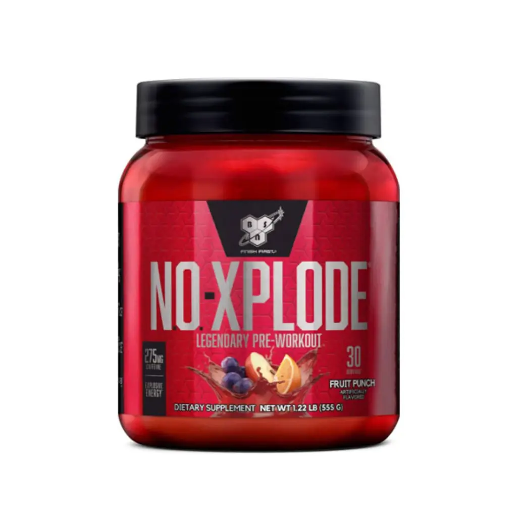 BSN No-Xplode Pre-Workout, 30 Serv-Fruit Punch