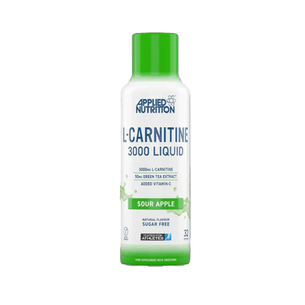 Applied Nutrition l Carnitine Liquid-3000Mg-32Serv-.Sour Apple