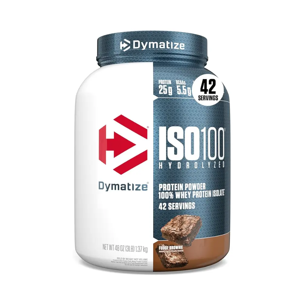 Dymatize Iso100 Hydrolyzed-1.4KG-42Serv.-Fudge Brown